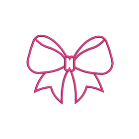 Matriz De Bordado - Laço Aplique