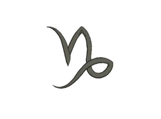Matriz De Bordado Letra N para bordar. Personalizada.