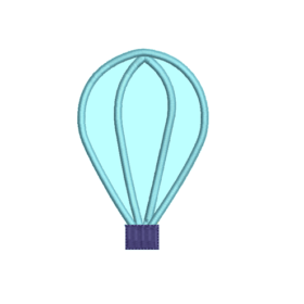 Matriz De Bordado Balão Aplique para bordar. 