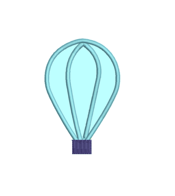 Matriz De Bordado Balão Aplique para bordar. 