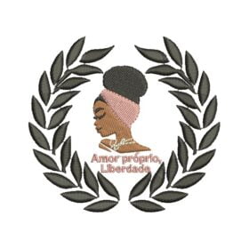 Matriz De Bordado Amor Próprio Liberdade Para Bordar.