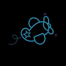 Matriz De Bordado Avião Aplique Para Bordar.