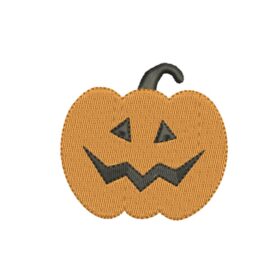 Matriz De Bordado Abobora Halloween Para Bordar.