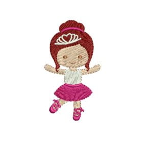 Matriz De Bordado Bailarina Para Bordar