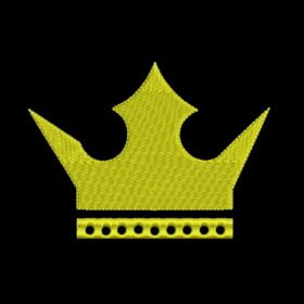 Matriz De Bordado Coroa Rei Para Bordar. 