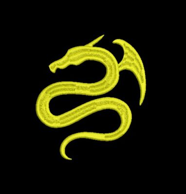 Matriz De Bordado Dragão Para Bordar.