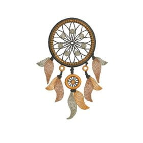 Matriz De Bordado Filtro Dos Sonhos Para Bordar. Amuleto