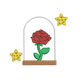 Matriz De Bordado Flor Pequeno Príncipe Para Bordar.