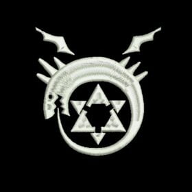 Matriz De Bordado Ouroboros Para Bordar.