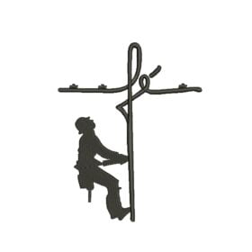 Matriz De Bordado Fé Escalada Para Bordar. 