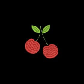 Matriz De Bordado Cereja para bordar. 