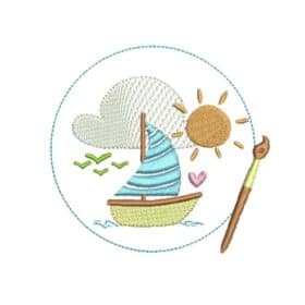 Matriz De Bordado Aquarela para bordar. 