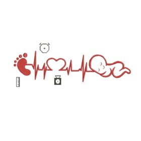 Matriz De Bordado Batimentos Recém Nascido para bordar. 