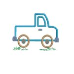 Matriz De Bordado Caminhão Aplique Para Bordar