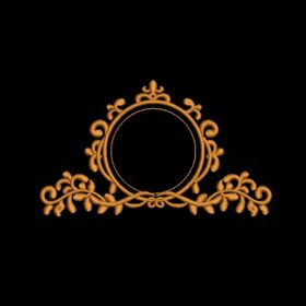 Matriz De Bordado Moldura para bordar. 2