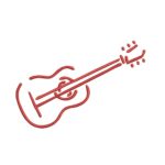 Matriz De Bordado Violão Para Bordar.