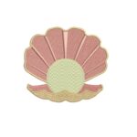 Matriz De Bordado Pérola Para Bordar Com Concha.