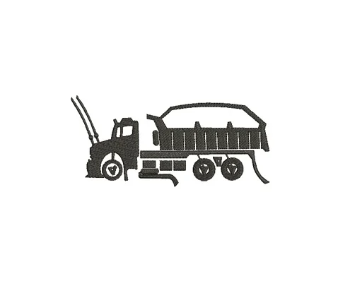 Trator de caminhão e guincho em um desenho de menino de estilo infantil  funciona desenho de trator de desenho de caminhão