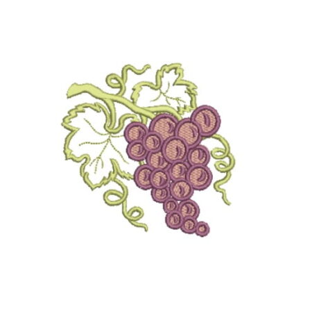 Matriz De Bordado Cacho de Uva para bordar