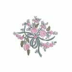 Matriz De Bordado Buque De Flores para bordar. Grátis