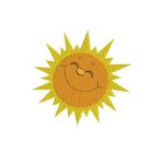 Matriz De Bordado Solzinho Feliz para bordar.