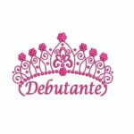 Matriz De Bordado Coroa Debutante para bordar. 