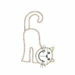 Matriz De Bordado Gato Caseado para bordar. 