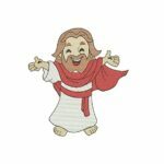 Matriz De Bordado Jesus Feliz Para Bordar.