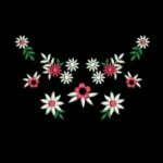 Matriz De Bordado Ramo de Flores Para Bordar.