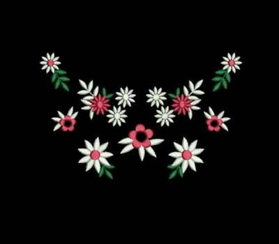 Matriz De Bordado Ramo de Flores Para Bordar.