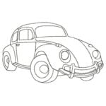 matriz de bordado - fusca