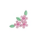 Matriz De Bordado Flores Delicadas para bordar.