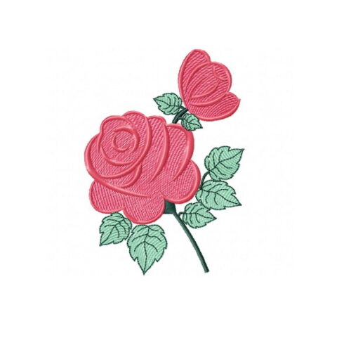 Matriz de bordado rosa para bordar