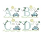 matriz-de-bordado-alfabeto-carro