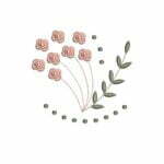 Matriz de Bordado - Raminho Flores para Bordar - Imagem 5