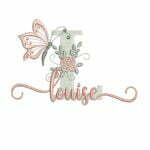 matriz de bordado - louise