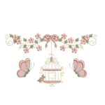 Matriz de Bordado Jardim para Bordar - Imagem 2