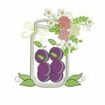 Matriz de Bordados Potes de Frutas para Bordar - Imagem 2