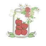 Matriz de Bordados Potes de Frutas para Bordar - Imagem 4