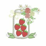 Matriz de Bordados Potes de Frutas para Bordar - Imagem 6