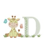 Matriz de Bordado - Alfabeto Girafinha para Bordar - Imagem 5