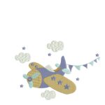 Matriz de Bordado Coleção 140 Nomes Aviãozinho Menino - Imagem 5