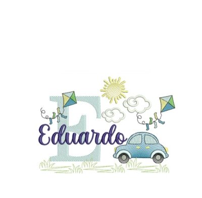 Matriz de Bordado 115 Nomes Carro e Pipa - Imagem 6