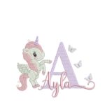 Matriz de Bordado Coleção 170 Nomes Unicórnio - Imagem 3