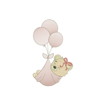 Matriz de Bordado Coleção Ursinhas - Imagem 5