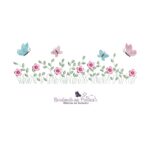 matriz de bordado Jardim com flores para bordar BP