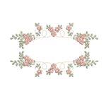 Matriz de Bordado - Coleção Moldura Flores - Imagem 4