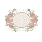 Matriz de Bordado - Coleção Moldura Flores - Imagem 2