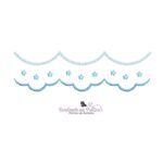 matriz de bordado Barrinha estrelinhas para bordar BP