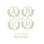 matriz-de-bordado-alfabeto-moldura-folhas